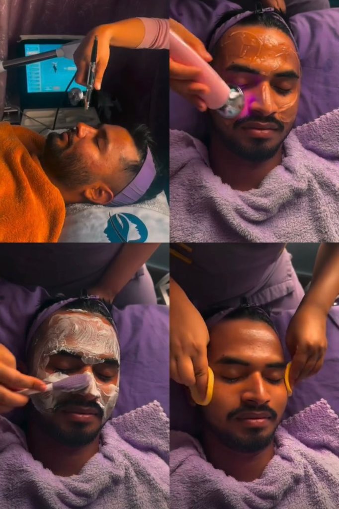 Hydrafacial for Men deeply cleanses, hydrates, and rejuvenates skin. Reduce acne, oil, and signs of aging with this non-invasive facial.